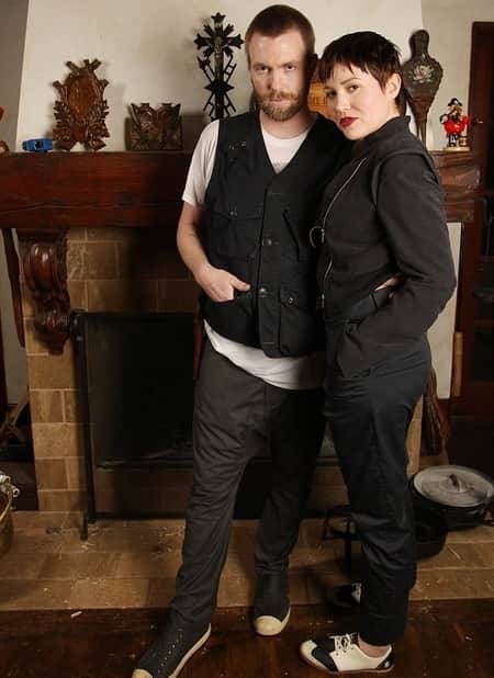 Elijah Blue Allman and his wife, Marieangela King